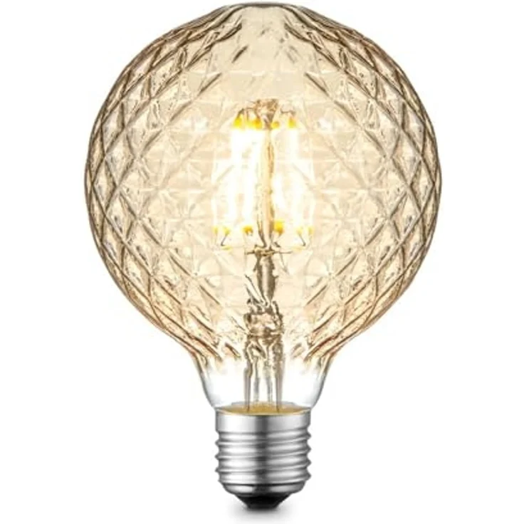 Lucande LED-Leuchtmittel E27 G95 LED 4W, E27, warmweiß – Bild 1