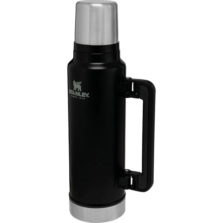 Stanley Isolierflasche Classic 1. 4 Liter schwarz/ silberfarben – Bild 1