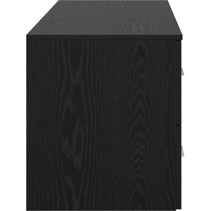 vidaXL Badezimmerschrank-Set 2 stk. Schwarze Eiche 92,5 x 44,5 x 50 cm 3404017 – Bild 4