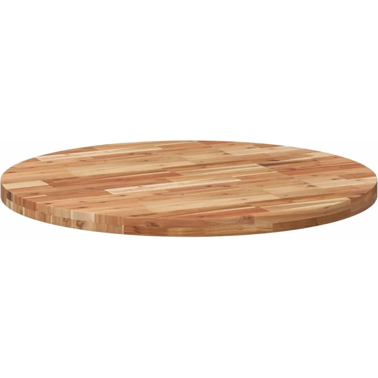 vidaXL Tischplatte Rund Ø90x4 cm Massivholz Akazie 4008705 – Bild 5