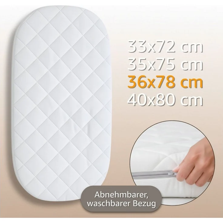 Babymatratze Matratze Kinderbett Mattress - Kindermatratze für Babybett Reisebett, Totsy Baby – Bild 2