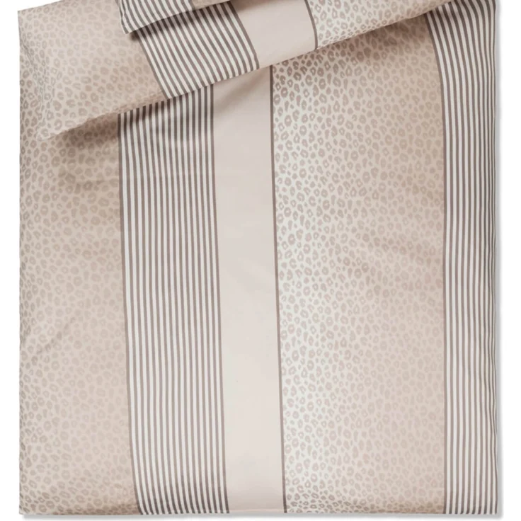 JOOP! Bettwäsche Leo 4112 07 Cream Mako Satin 200 x 220 + 2x 80 x 80 cm – Bild 3