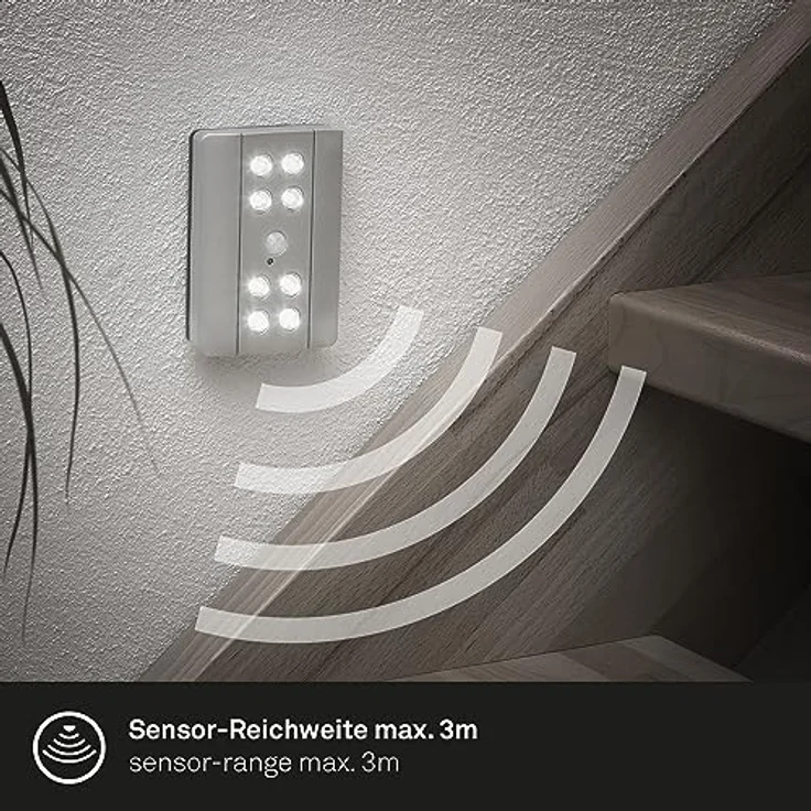 Briloner Leuchten Wandleuchte 2255081, LED fest integriert, 6500K - Kaltweiß – Bild 4