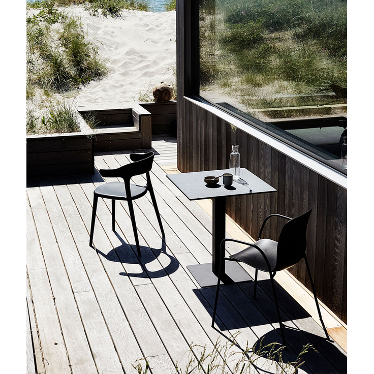 Papatya Luna Sessel-Stripe anthrazit Stuhlsitz, Oberteil anthrazit – Bild 6