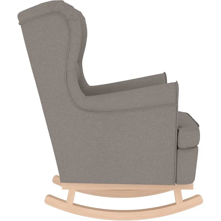 vidaXL Schaukelsessel Taupe 74x90x102 cm Stoff 4016925 – Bild 4