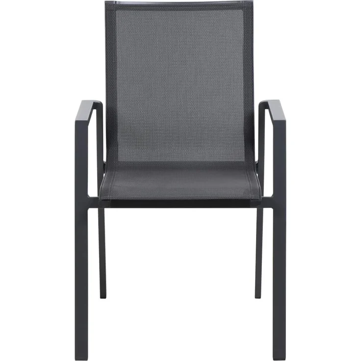 Siena Garden Reno Stapelsessel - Aluminiumgestell & Ranotex®, grau (M21940) – Bild 8