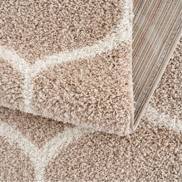 Sanat Hochflor-Teppich Madrid, auch in Rund erhältlich, rechteckig, Höhe: 30 mm, Wohnzimmer, Langflor, Shaggy Teppich – Bild 4