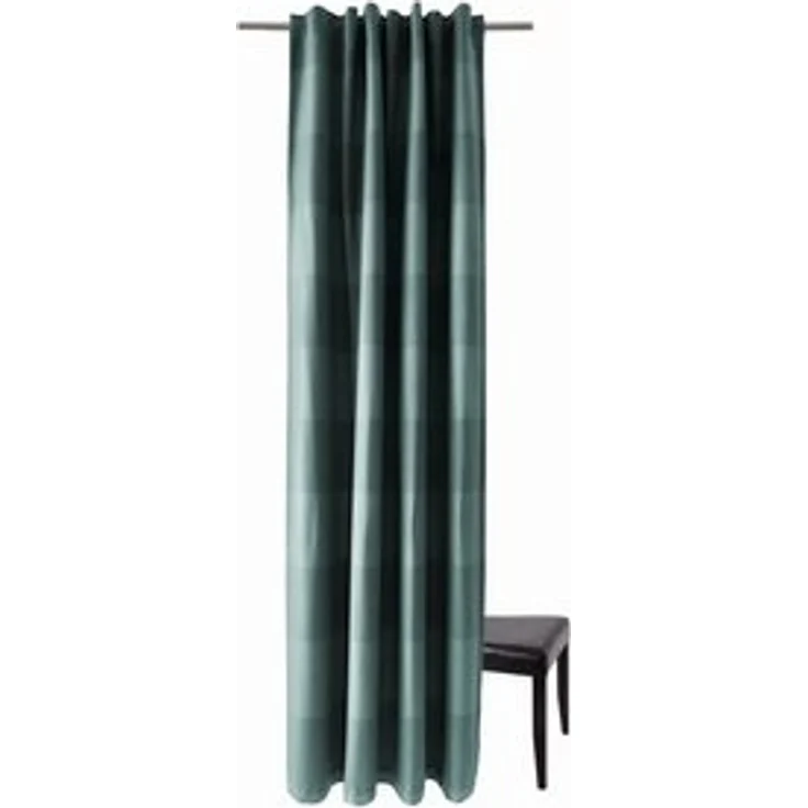 Homing Schlaufenschal Galdin Stripe 140x245 Vorhang Schlafzimmer petrol Gardine – Bild 5