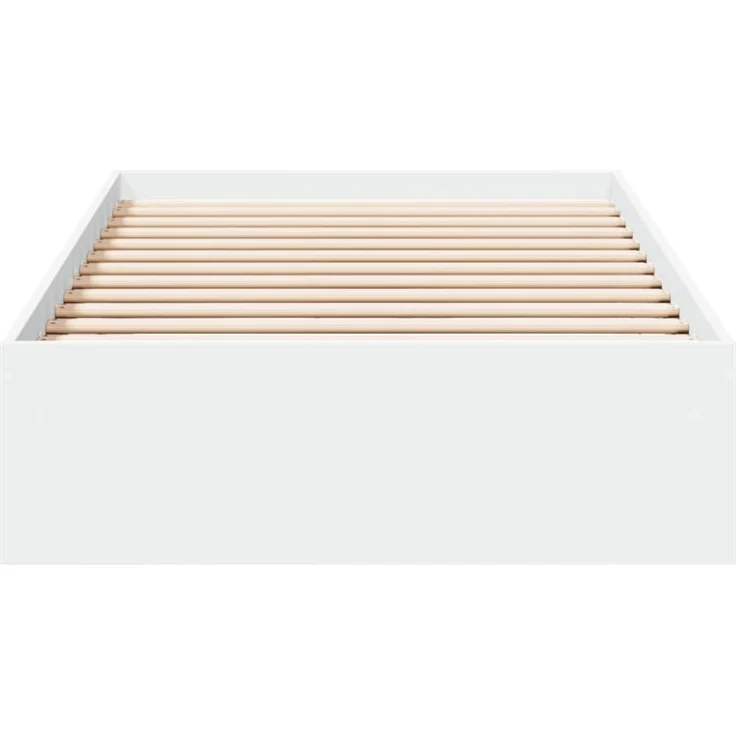 vidaXL Bettgestell mit Schubladen Weiß 75x190 cm Holzwerkstoff 3280713 – Bild 4