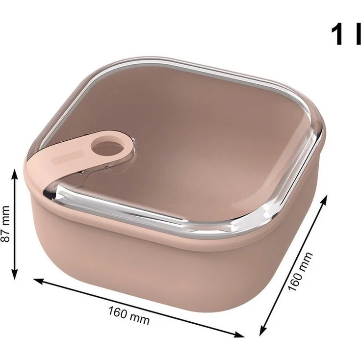 ROTHO Aufbewahrungssystem 3er- Set Lunchboxenset ELA, Lebensmittelechter Kunststoff, (3er-Set, Lunchboxenset), auslaufsicher und luftdicht – Bild 2
