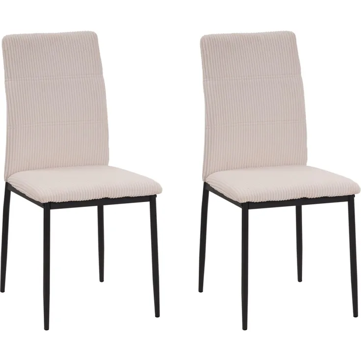 Stuhl Finn creme cord