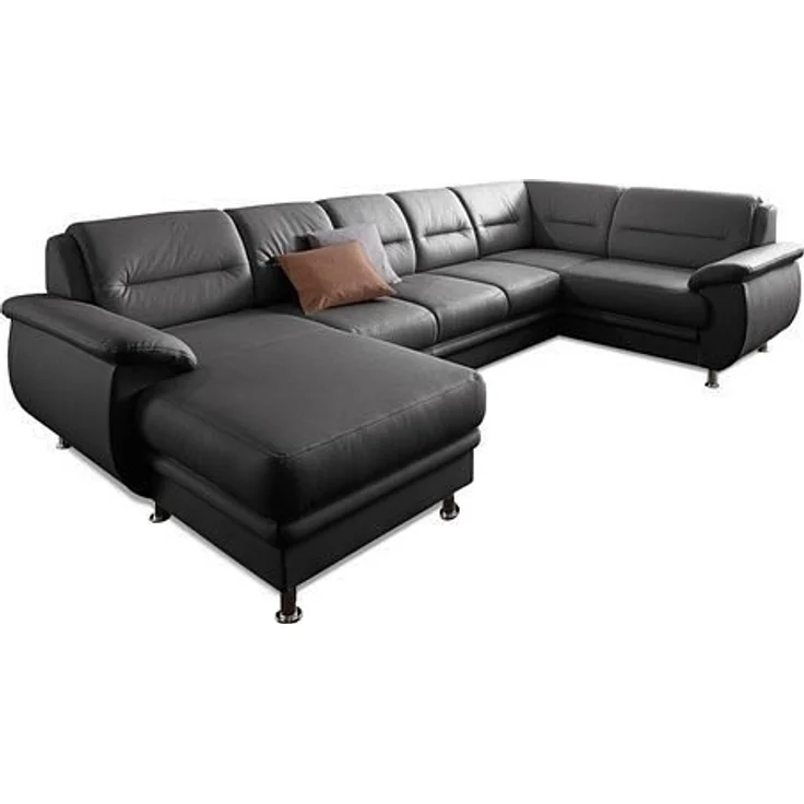 sit&more Wohnlandschaft Mailand U-Form, wahlweise mit Bettfunktion, frei im Raum stellbar – Bild 4