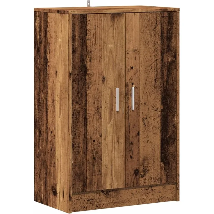 vidaXL Schuhschrank Altholz-Optik 60x35x92 cm Holzwerkstoff 856698