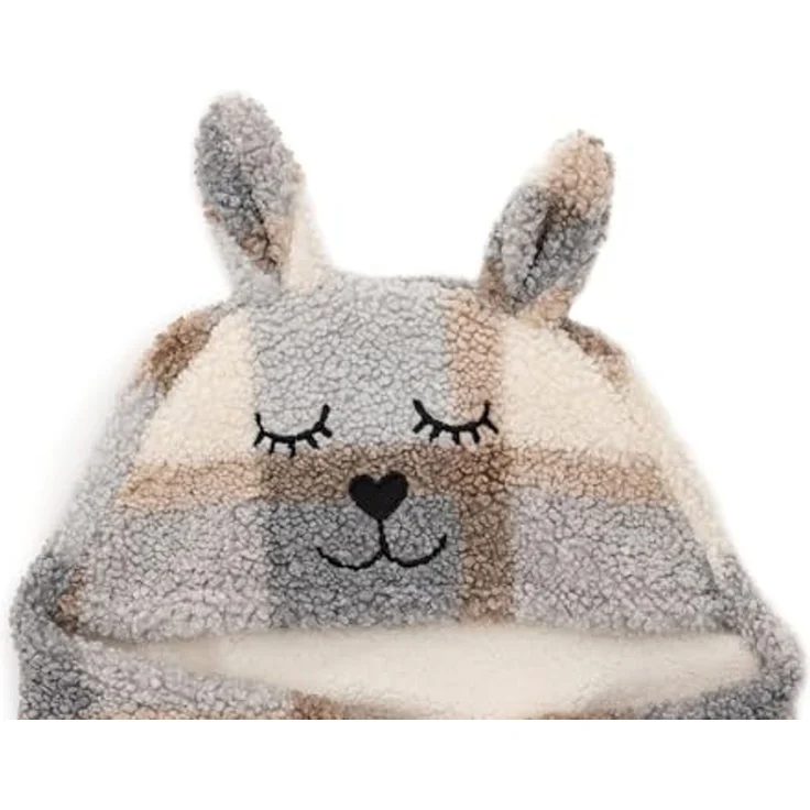 Jollein Einschlagdecke Bunny - Kariert - Boucle B – Bild 5