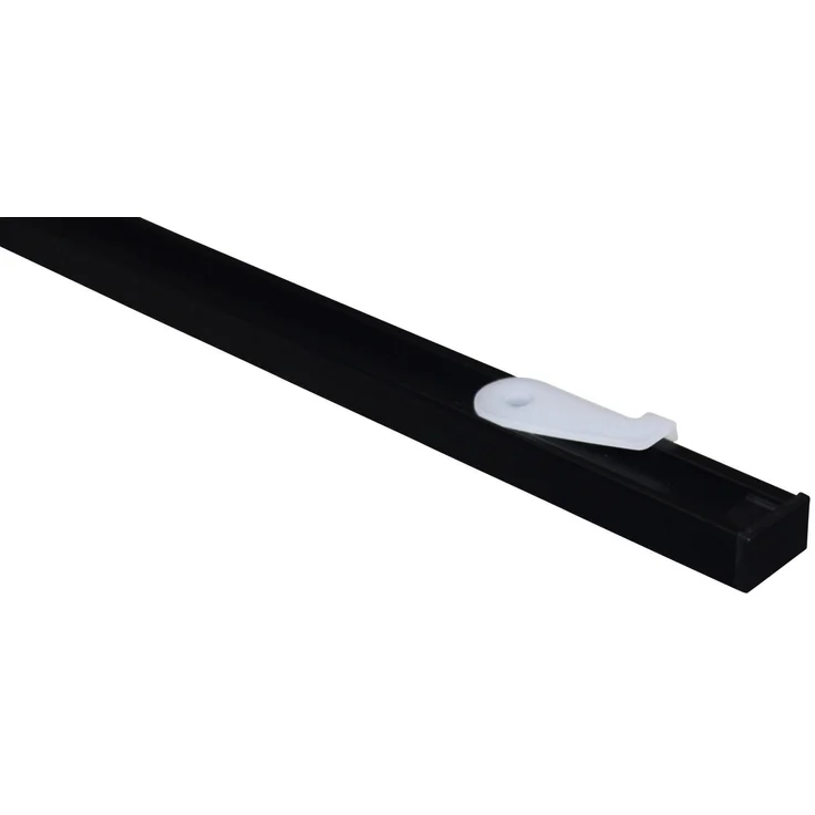 Gardinia Vorhangschienen-Set Lucy 1-läufig schwarz-matt 230 cm – Bild 2