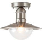 Rabalux Oslo Aussen Deckenleuchte 1x E27 edelstahl