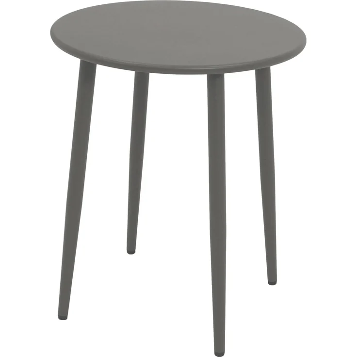 DEGAMO DENVER Beistelltisch, Stahl, grau, 60cm rund – Bild 7