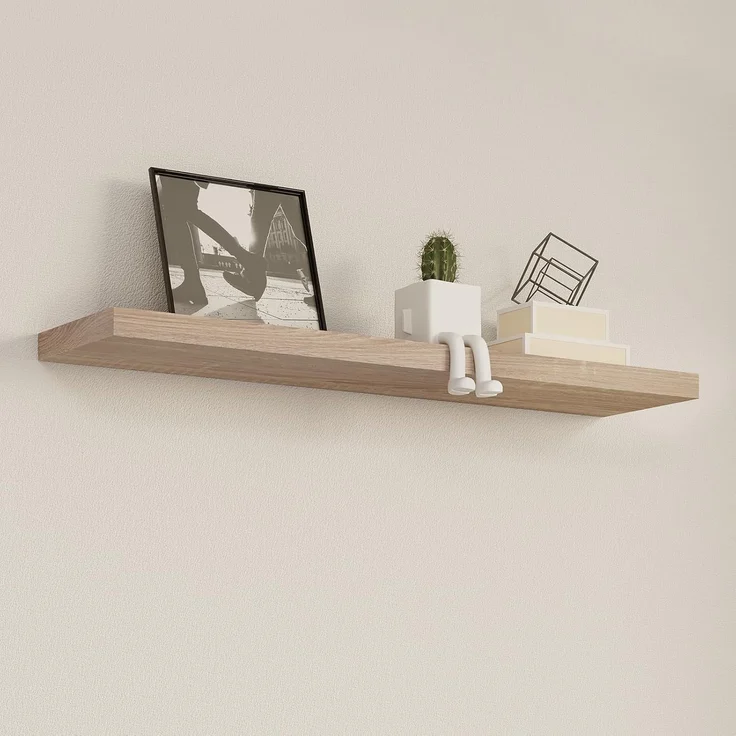 EUGAD Wandregal, 4-tlg, Holz Board Modern in verschiedenen Farben Größen – Bild 2