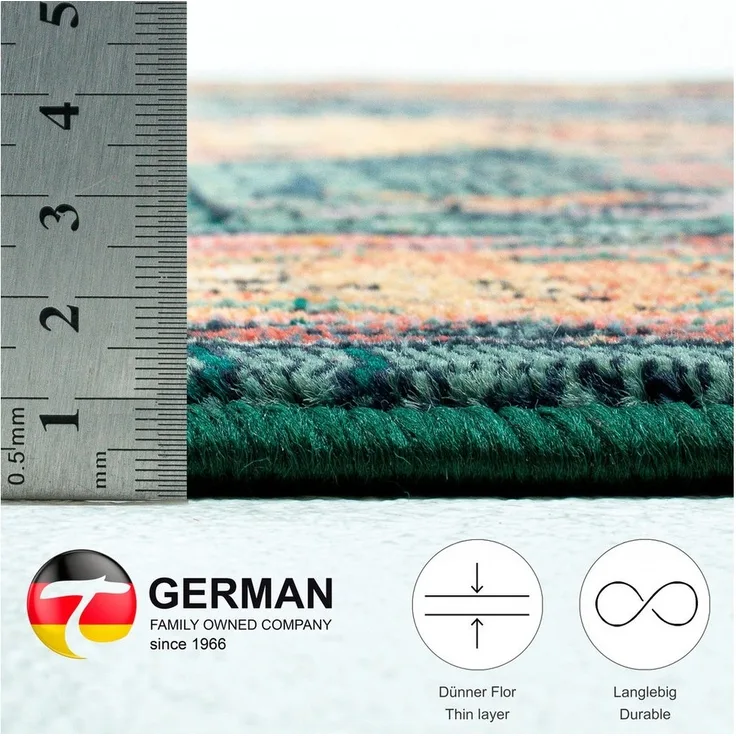 THEKO Teppich Gabiro 13, rechteckig, Höhe: 10 mm, gewebt, Orient-Optik, ideal im Wohnzimmer & Schlafzimmer
