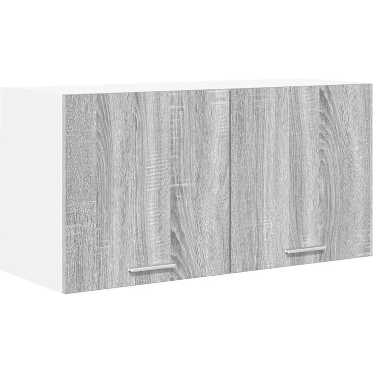 vidaXL Hängeschrank Sonoma-Grau 80 x 31 x 40 cm Holzwerkstoff 884183 – Bild 2