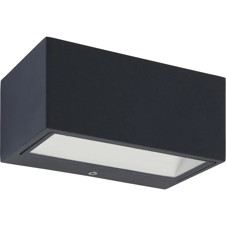LED-Außenwandleuchte, GEMINI, LED anthrazit 10,5W, 500 lm, 4000K B 140, H 65, T 89
