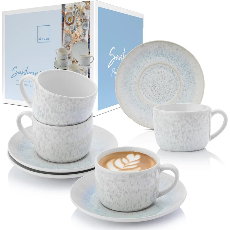 SÄNGER Kaffeetassen Set Santorini 8 teilig – Bild 4