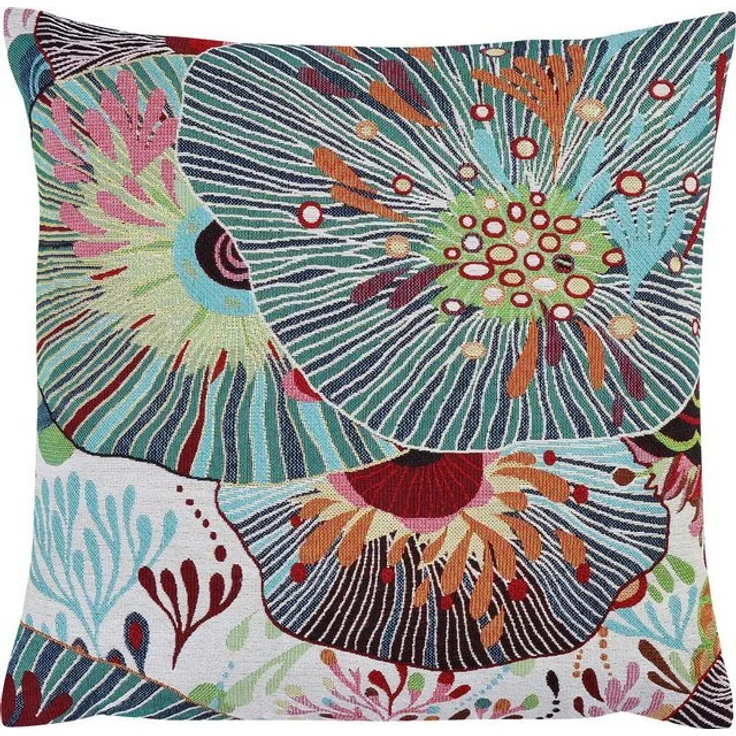sander table + home Kissenbezug Kissenhülle "Sea Flowers", (1 Stück), Blumen – Bild 2