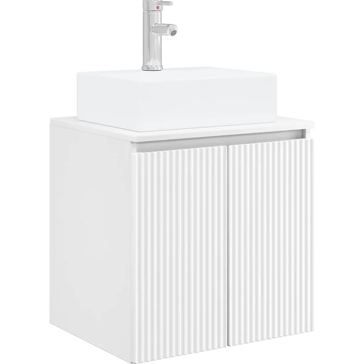 vidaXL Badezimmerschrank-Set 3 stk. Weiß 129 x 41 x 79,5 cm 3405647 – Bild 5
