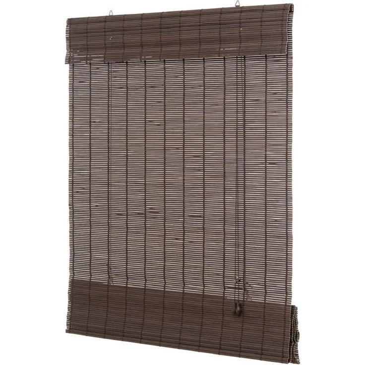 ventanara Raffrollo Bambus Raffrollo Bambusraffrollo Afrika Stil Holzrollo Seitenzugrollo – Bild 1