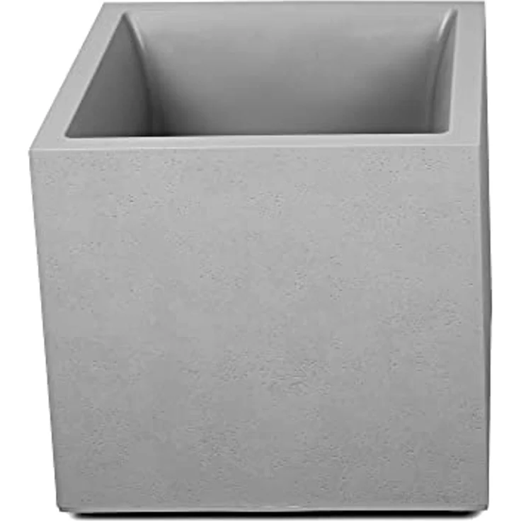 ONDIS24 Pflanzkübel Pflanzkübel Blumenkübel Blumentopf Vulkan 40, Gestein/Basalt/Graphit Optik mit Wasserspeicher – Bild 6