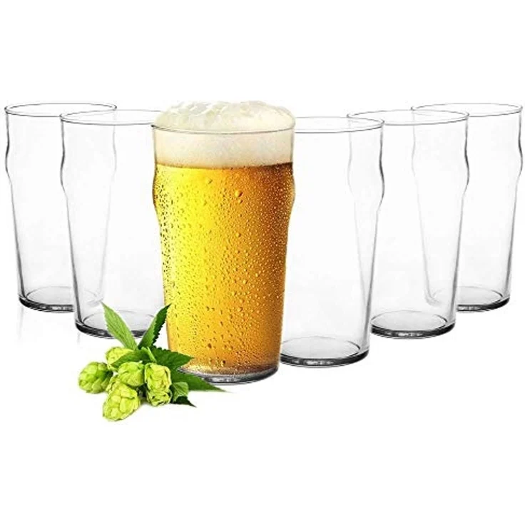 6 Pintgläser 0,5L Biergläser Bierglas Pilsgläser Pint Glas Trinkgläser Saftgläse – Bild 1