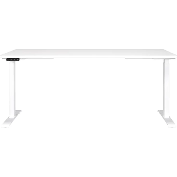 Germania Schreibtisch 7909-84, in Weiß, EL. höhenverstellb, 180 x 120 x 80 cm (BxHxT) – Bild 4