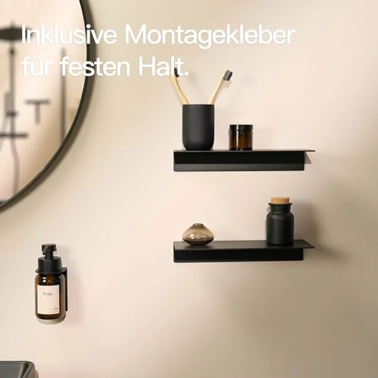 Designfabrik Hamburg Badregal DFHH KR, 1-tlg, Ohne Bohren – Bild 4