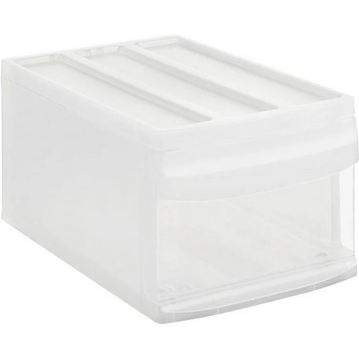 ROTHO Schubladenbox Stapelbare Schublade 10l mit Gummifüsschen – Bild 5