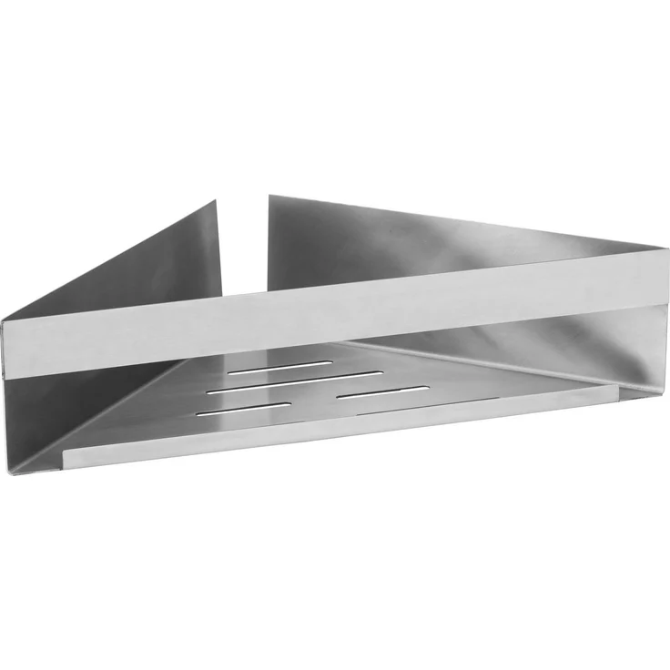 WENKO Badregal Turbo-Loc® Genova, Befestigen ohne Bohren in der Ecke – Bild 1