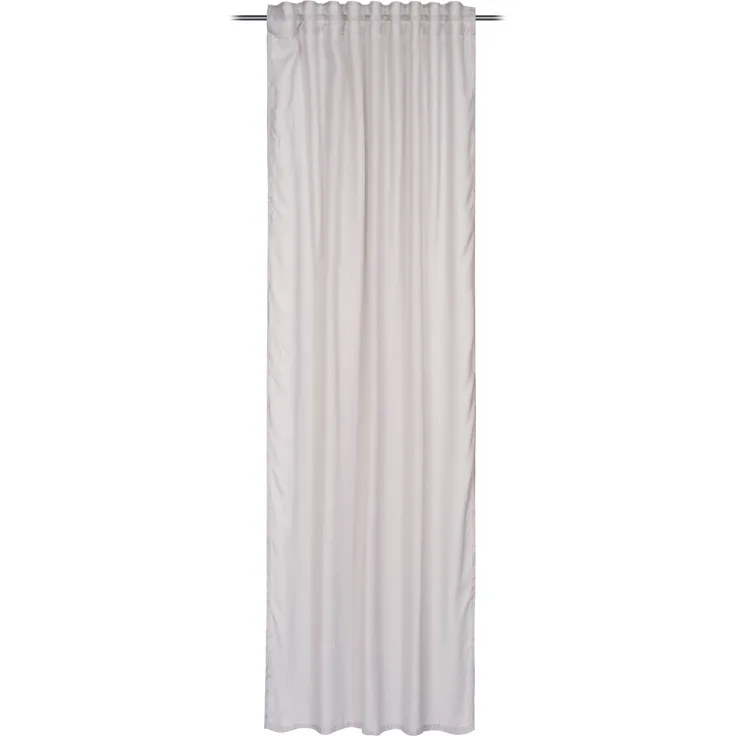 GÖZZE Fertigvorhang RUSTY silber BH 140x245 cm silber Gardine Flächenvorhang