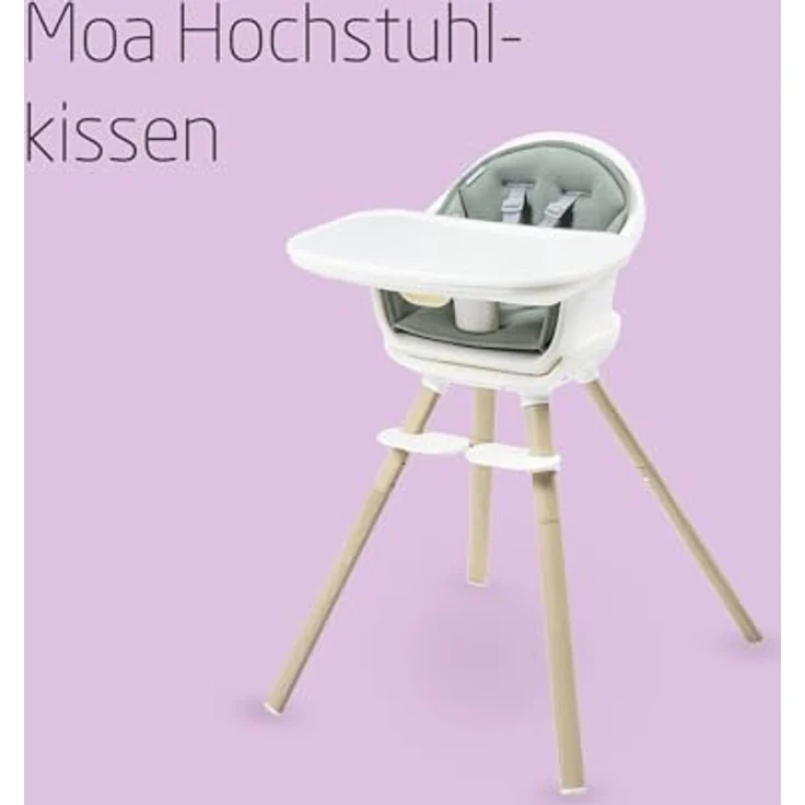 Maxi-Cosi Sitzkissen für Moa Hochstuhl, atmungsaktives Kissen aus 100% recycelten Materialien, Beyond Sage – Bild 2