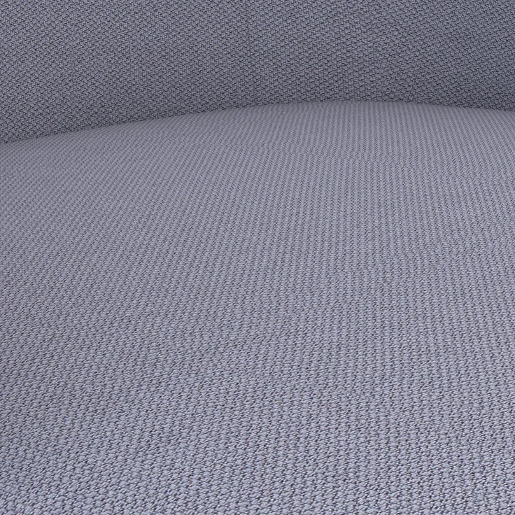 ASSMANN Schalenstuhl Consento Triest High Back gepolstert mit Rollen Hellgrau 56x63x98cm Textil – Bild 7