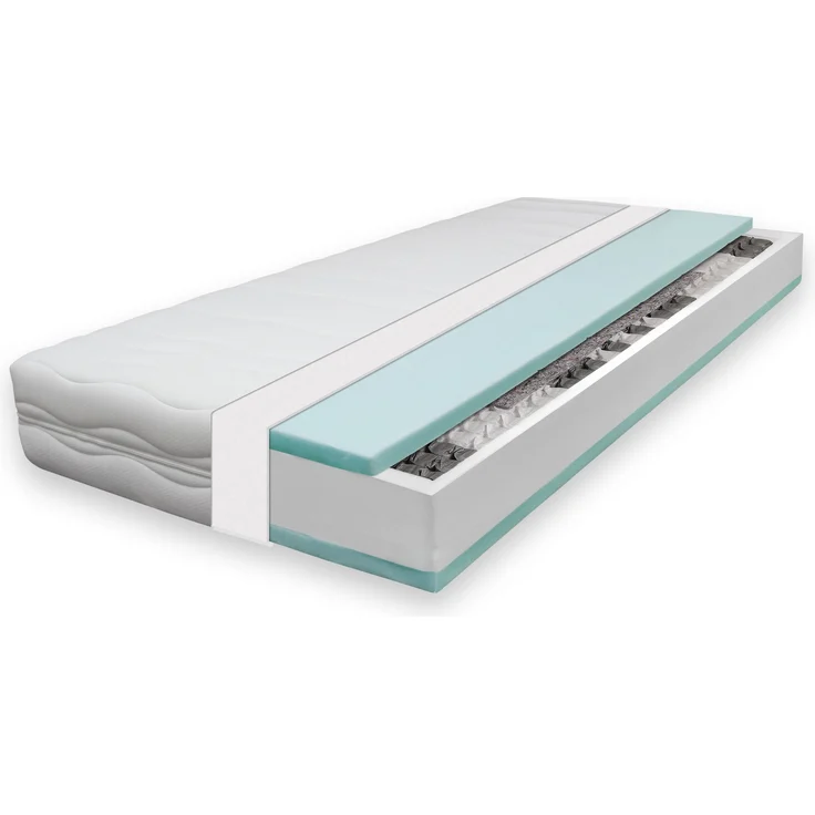 BeCo Onyx Matratze Höhe 21 cm | ergonomischer Schlaf wie im Luxus-Hotel | wahlweise als Federkern oder Kaltschaum | Oeko-TEX® & CertiPUR Zertifiziert Größe 90 x 200 cm Härtegrad Federkern MEDIUM – Bild 8