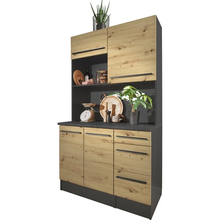 BASIC by Balculina Buffet Jazz (1-St) Breite 120cm, Türen, Schubkästen, offenes Fach – Bild 1