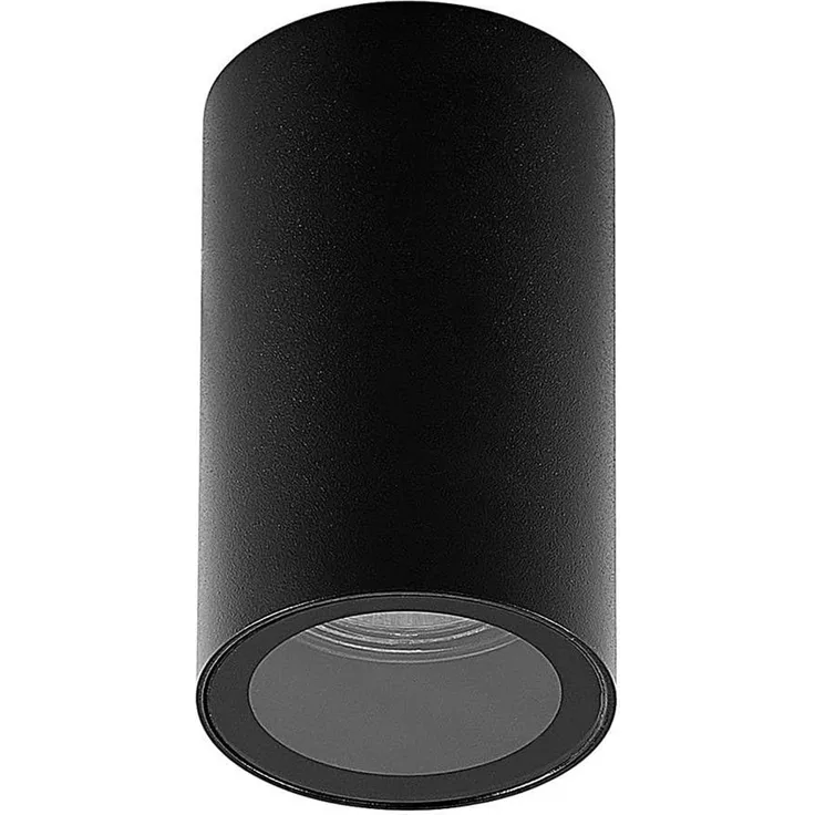 Arcchio Deckenstrahler Olivir, Metall, Schwarz IP44, 1 x 8 W LED