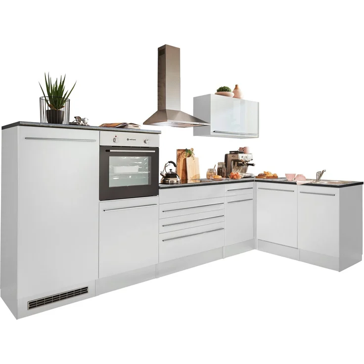 BASIC by Balculina Winkelküche Jazz, Stellbreite 320/175 cm, wahlweise mit E-Geräten – Bild 1