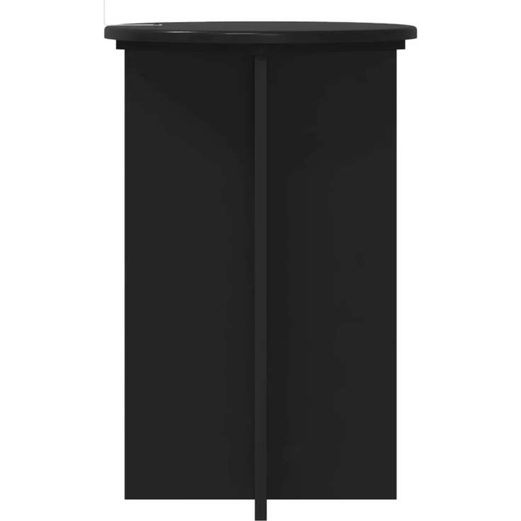 vidaXL Pflanzenständer 2 stk. Schwarz Ø40 x 60 cm Holzwerkstoff 899709 – Bild 7
