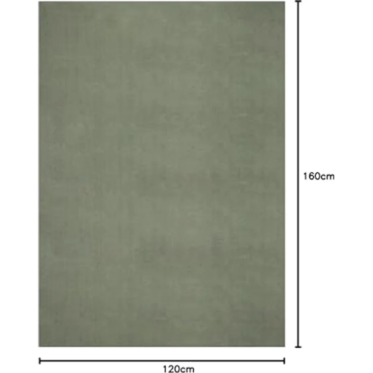 the carpet Relax kuscheliger Kurzflor Teppich, Anti-Rutsch Unterseite, Waschbar bis 30 Grad, Super Soft, Felloptik, Forest, 120x160 cm – Bild 3