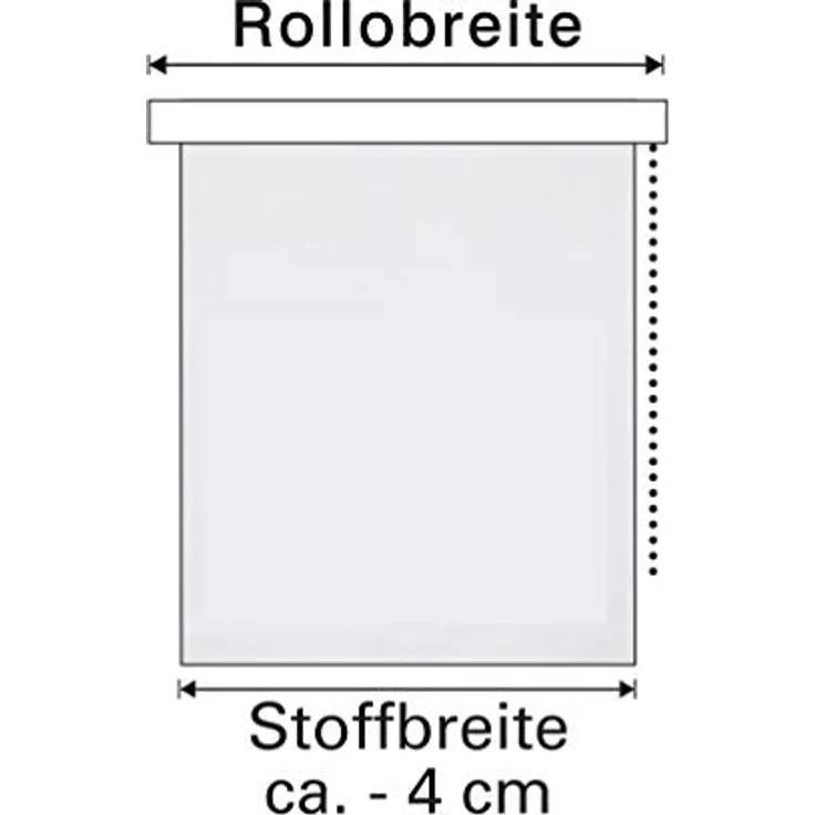 Deco Company Rollo mit Thermo-Rückseite zum Klemmen, Verdunklungsrollo ohne Bohren, Höchste Lichtreflexion, Hitzeschutz, Energiesparend, Weiß, 55 x 150 cm (BxH) – Bild 8