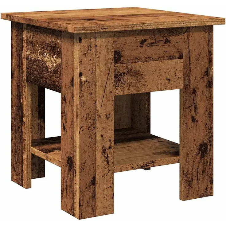 vidaXL Couchtisch Altholz-Optik 40x40x42 cm Holzwerkstoff 856798