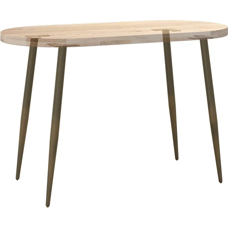 vidaXL Konsolentisch Beine Konische Form 4 Stück Naturstahl 72-73cm Stahl 4012519 – Bild 7