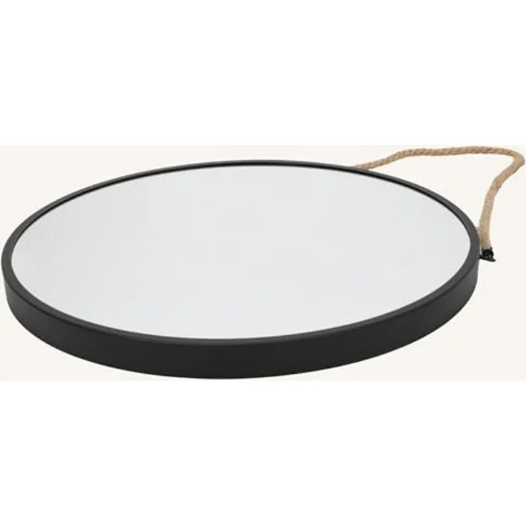 EDAXO Wandspiegel Runder Spiegel TINDRA, Ø 50 cm, Rundes Spiegel mit Juteseil-Aufhängung – Bild 5