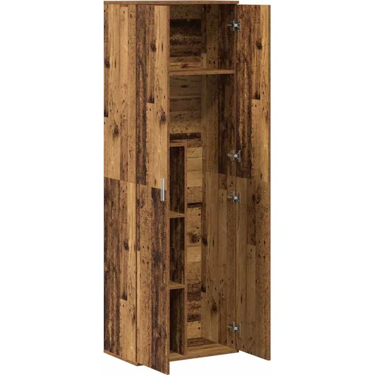 vidaXL Highboard Altholz 60 x 35 x 180 cm Holzwerkstoff 3365567 – Bild 5