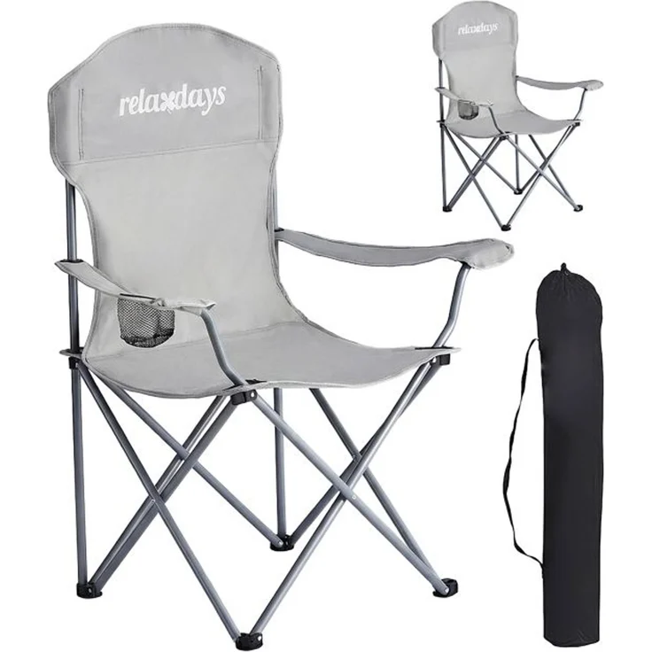 Relaxdays Faltbarer Camping Stuhl 2er Set – Bild 1